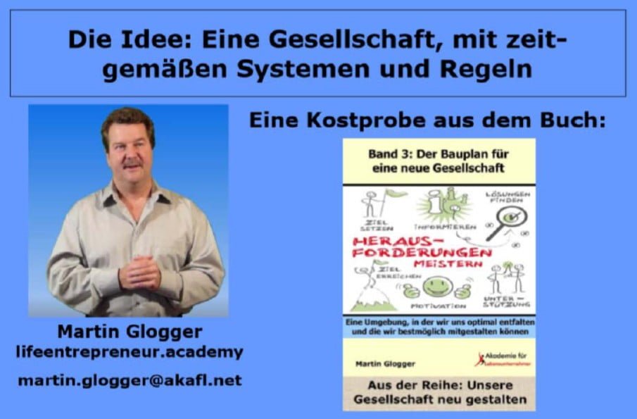 das gesellschaftskonzept zur neugestaltung unserer gesellschaft