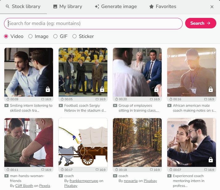 videos und bilder in das Video einfuegen - fliki AI