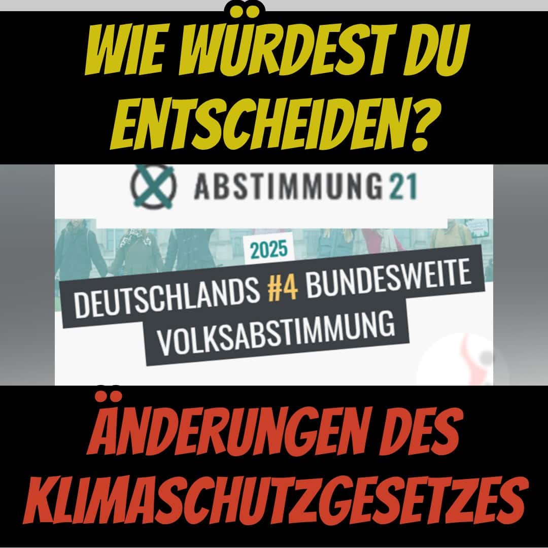Änderungen des Klimaschutzgesetzes - Wie würdest du entscheiden
