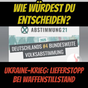 Ukraine-Krieg Lieferstopp bei Waffenstillstand - Wie würdest du entscheiden