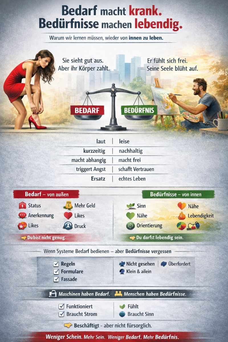 Es geht in Zukunft um echte Bedürfnisse, nicht um den Bedarf