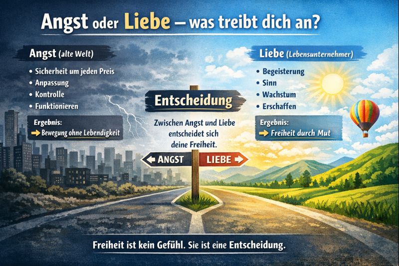 Vom Funktionieren zum Erschaffen: Der Weg der Lebensunternehmer