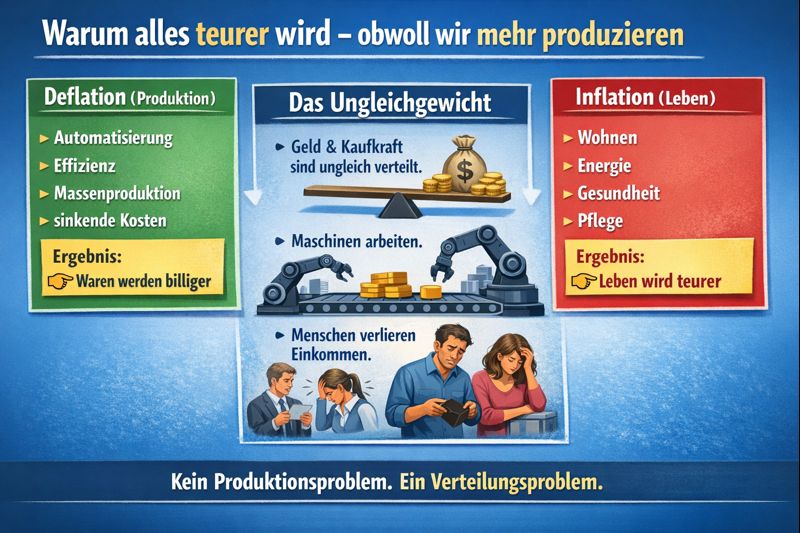 Wir produzieren mehr denn je – und trotzdem wird alles teurer