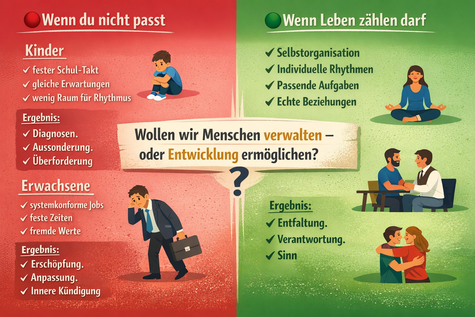 Nicht Menschen versagen – sondern unser herrschendes System