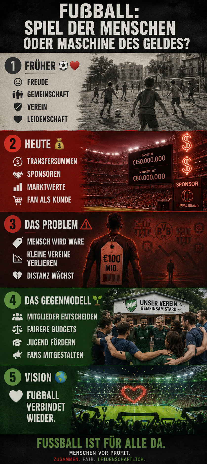 Warum viele Fans spüren - Das ist nicht mehr unser Fußball