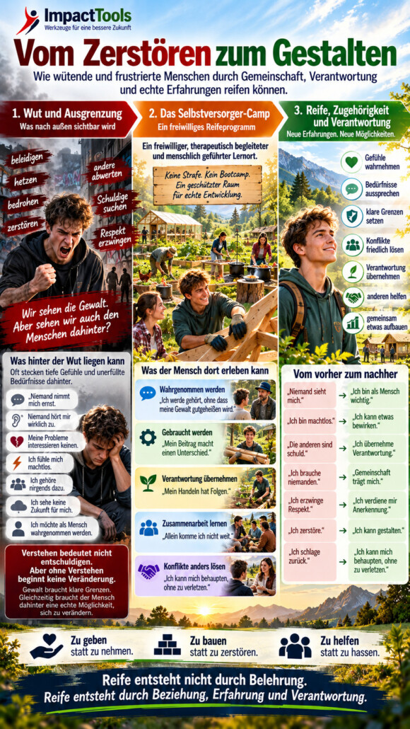 Vom Zerstören zum Gestalten_ Reifer werden im Selbstversorger-Camp