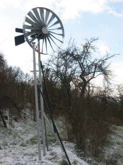 das fertige Windrad